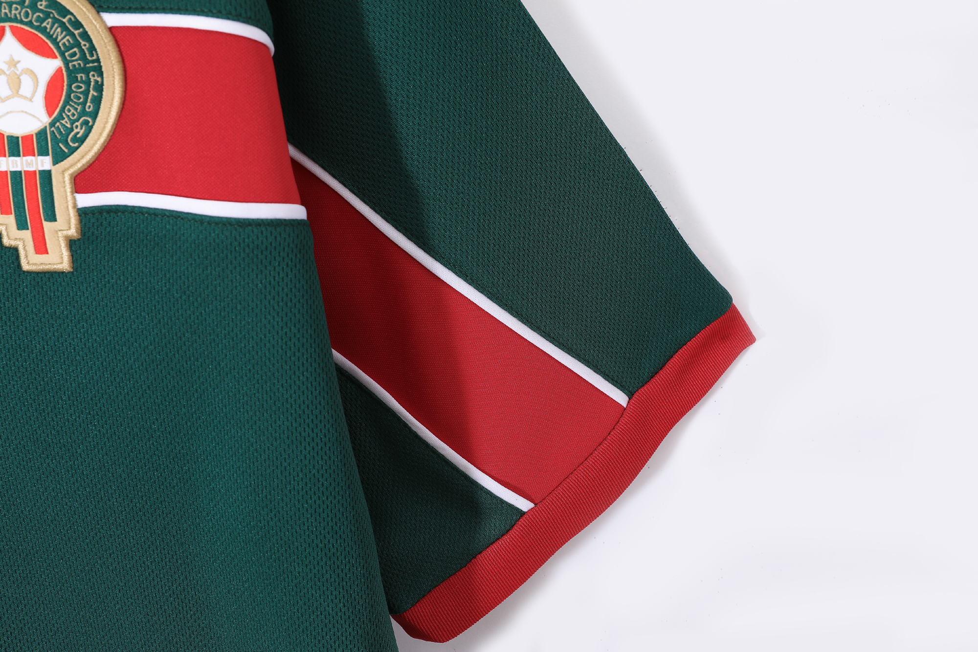 1998 Morocco Green Retro Jersey - Image 4