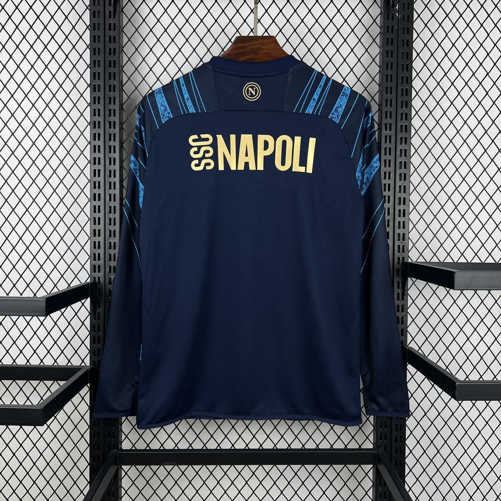 25-26 Napoli Training Long Sleeve Jersey - Image 5