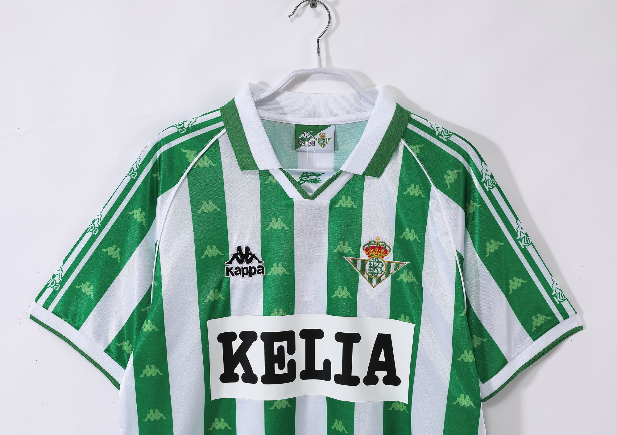 95-97 Real Betis Home Retro Jersey with Chest advertisement - Image 2