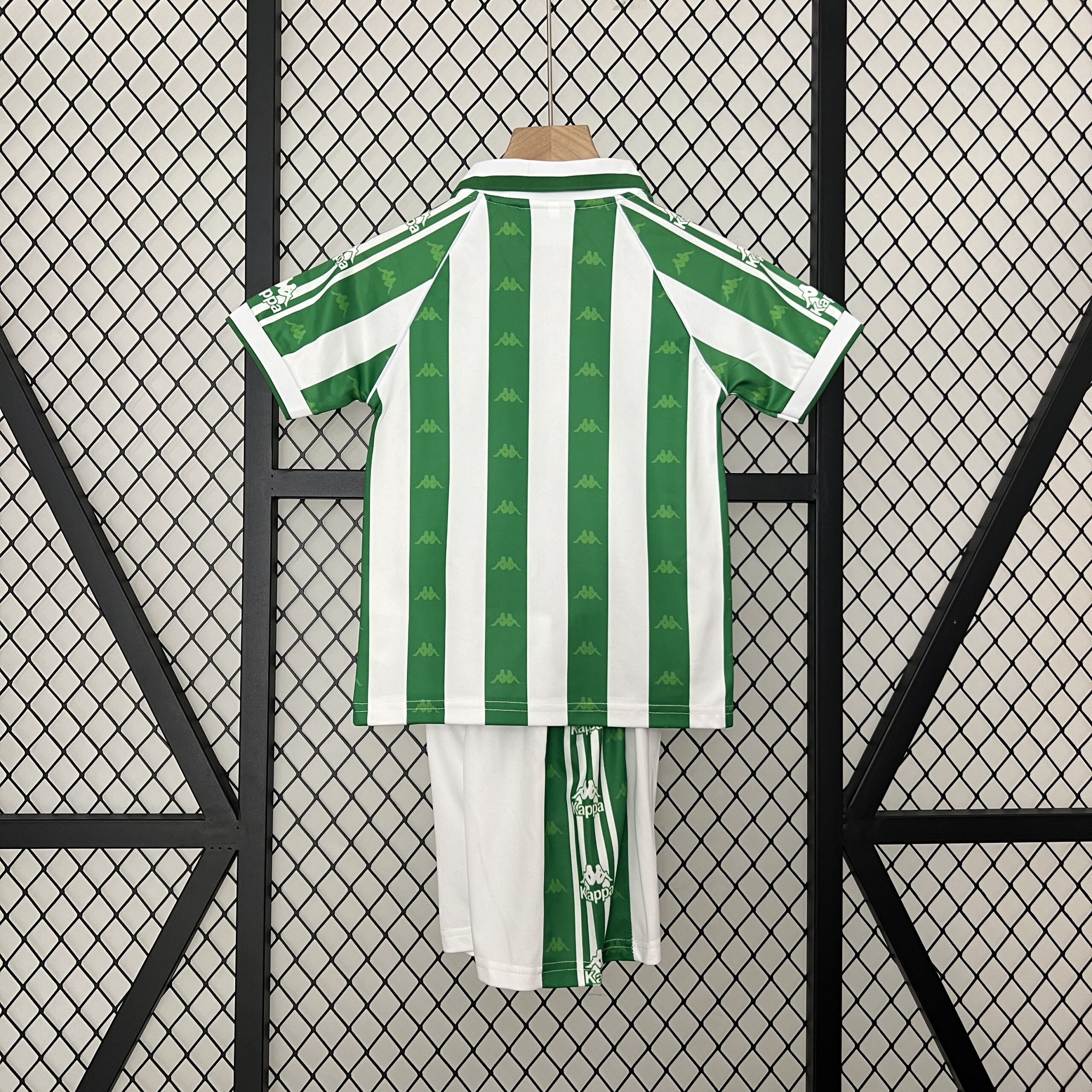 Retro 95-97 Real Betis Home Kids Kit - Image 7