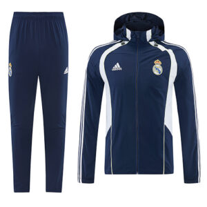 2026 Real Madrid Blue Windbreaker Suit