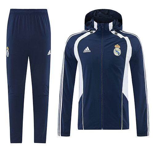 2026 Real Madrid Blue Windbreaker Suit