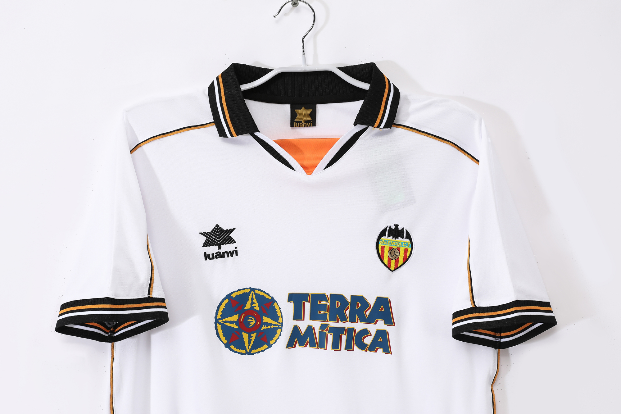 99-00 Valencia Home Retro Jersey - Image 8