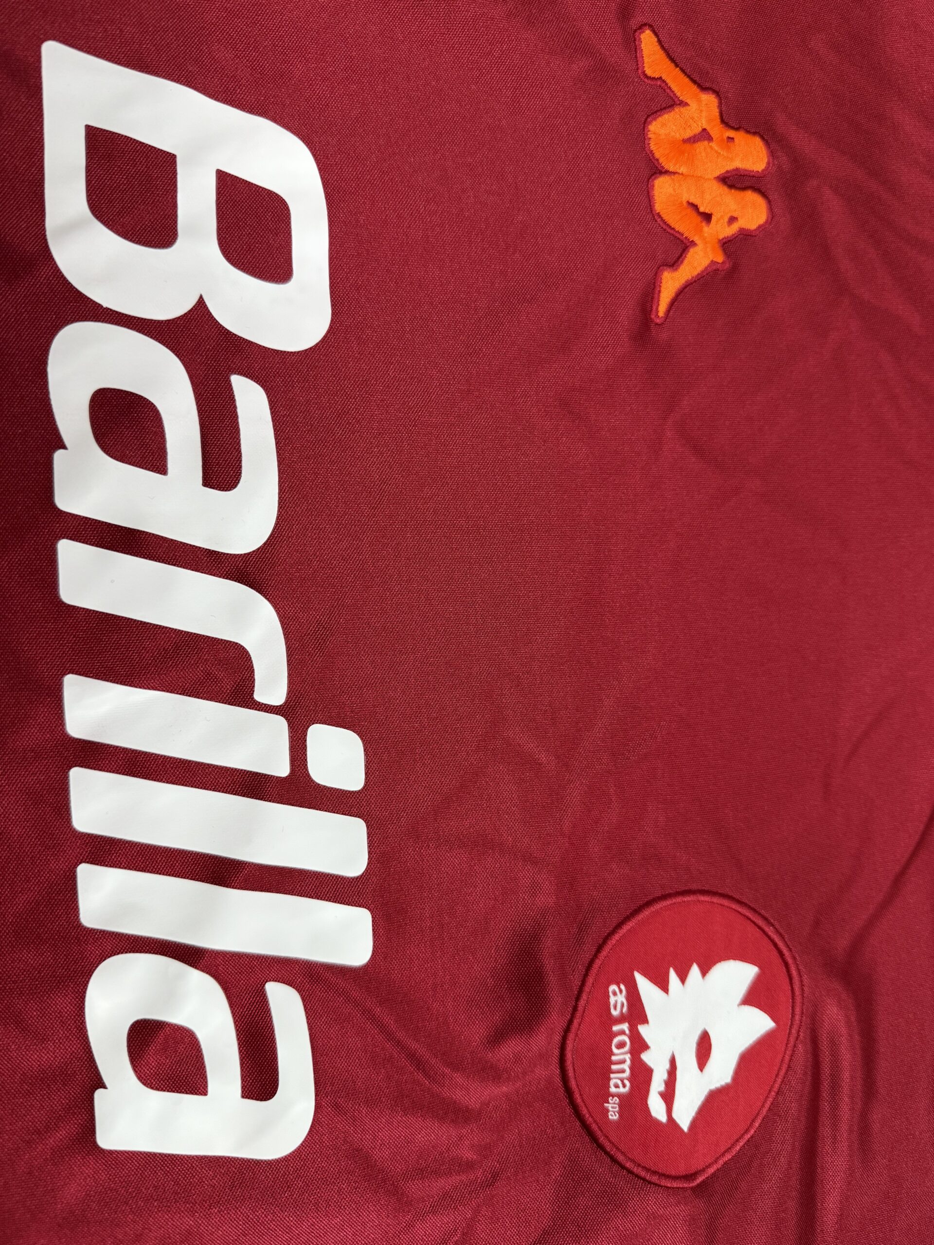 85-86 Roma Home Retro Jersey - Image 2