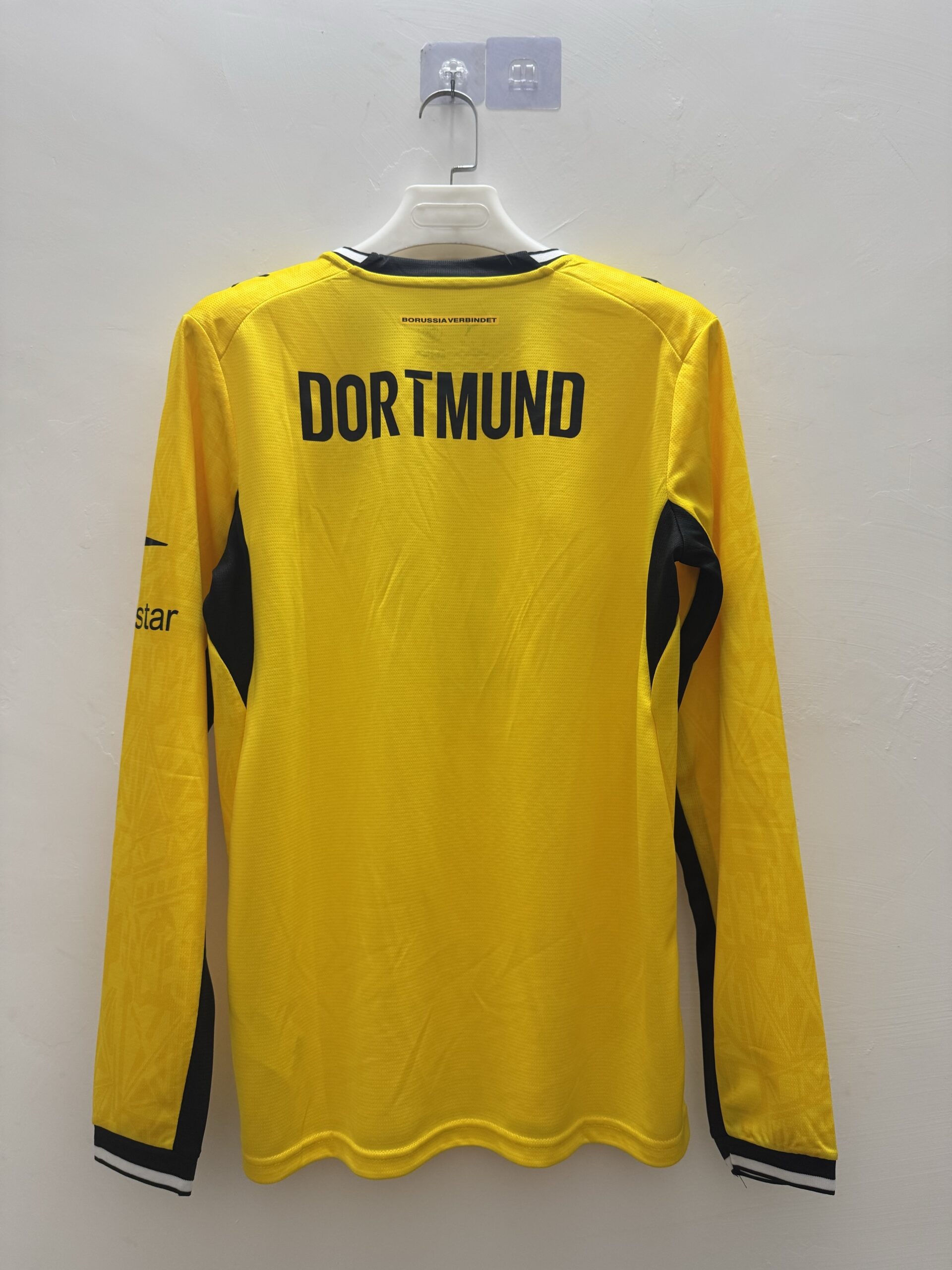 26-27 Dortmund Home Long Sleeve Fans Jersey - Image 2