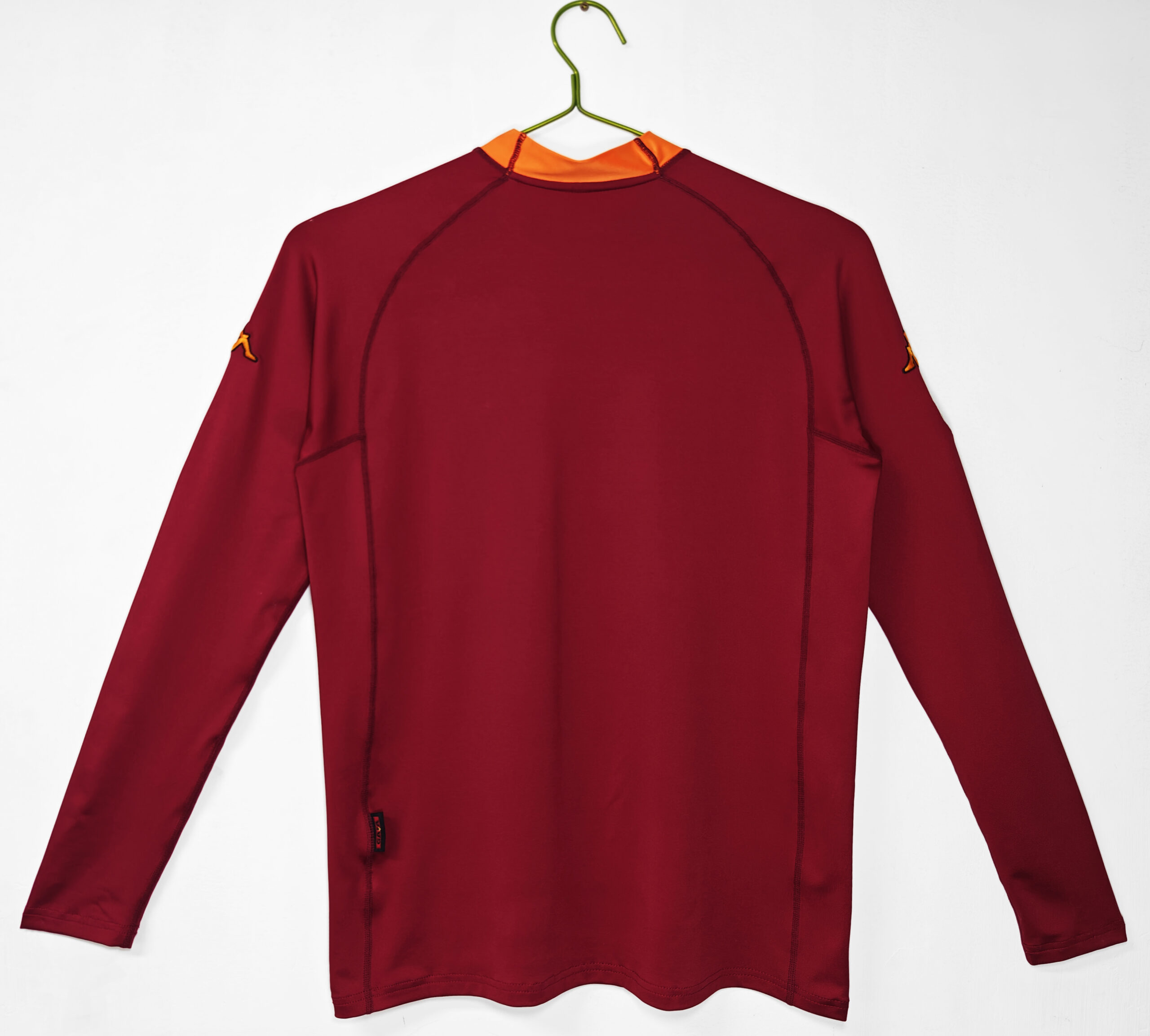 00-01 Roma Home Long Sleeve Retro Jersey - Image 8