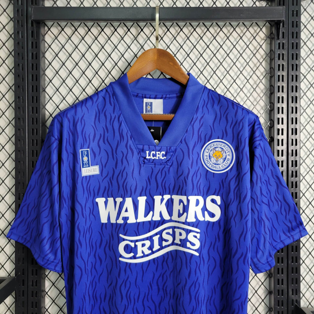 1992-94 Leicester City Home Retro Jersey - Image 3