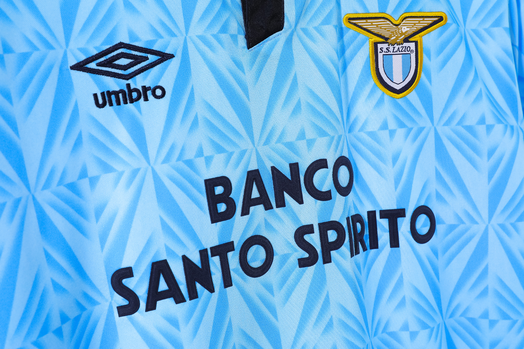 91-92 Lazio Home Retro Jersey - Image 5