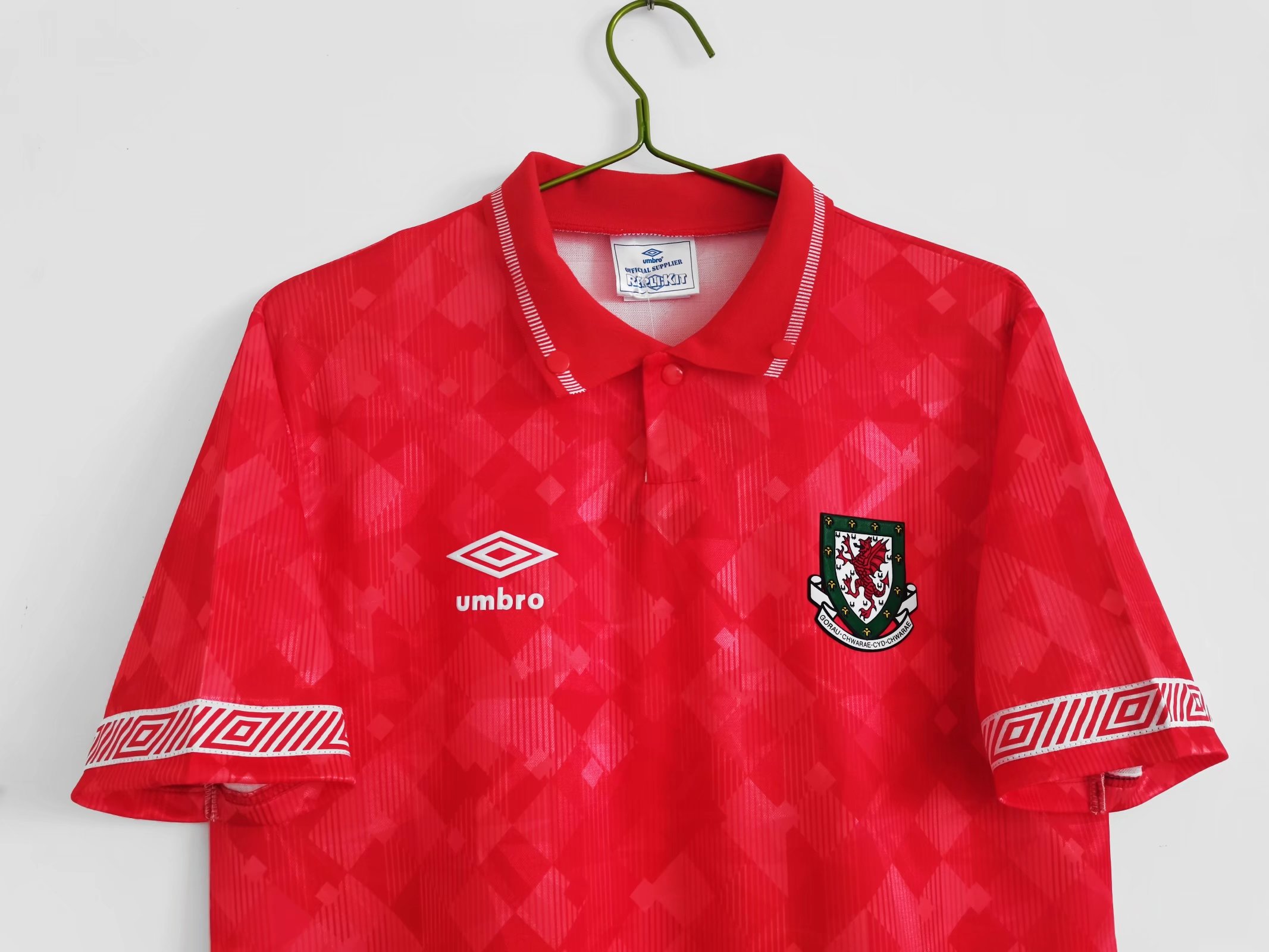 1990-92 Wales Home Retro Jersey - Image 3