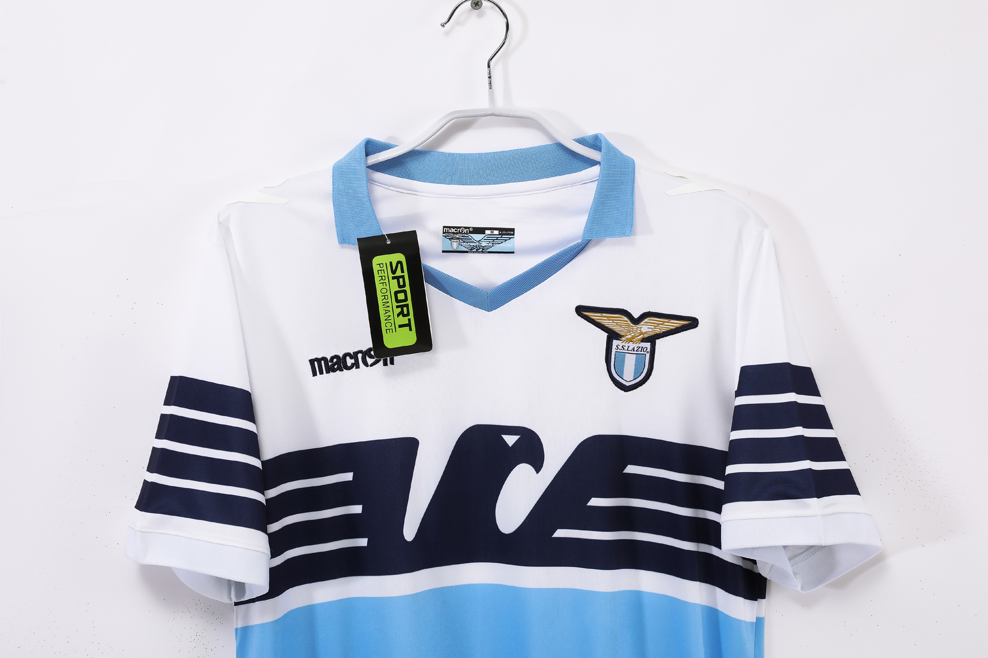 14-15 Lazio Home Retro Jersey - Image 7