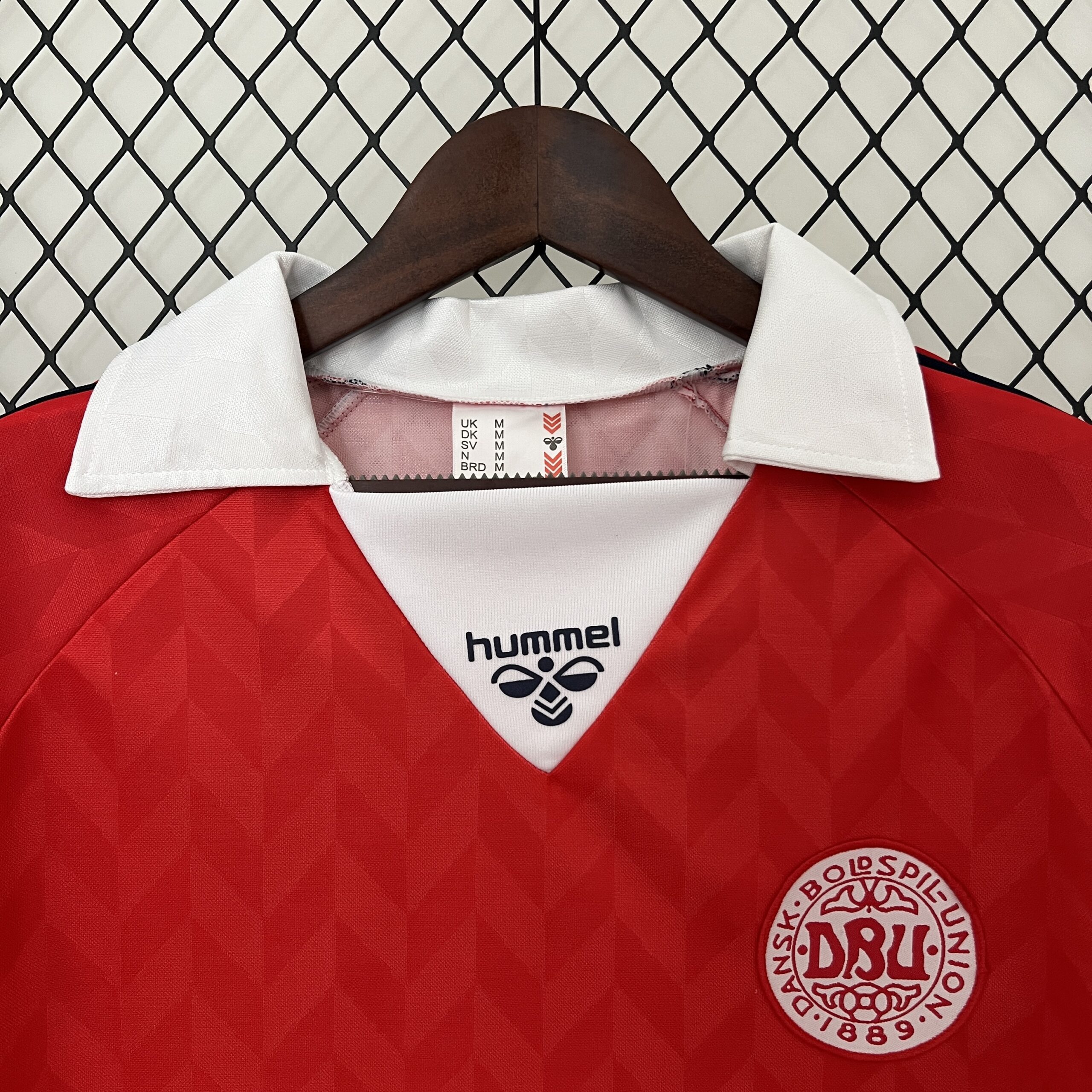 1988 Denmark Home Retro Jersey - Image 2