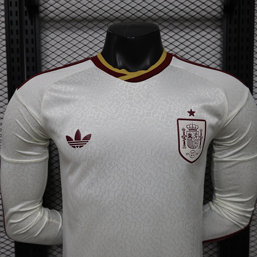 2026 Spain Away Player Long Sleeve Jersey - Image 2