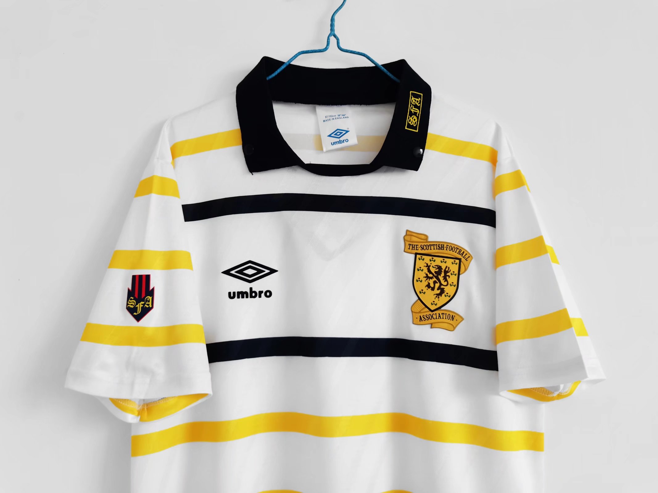 1988-91 Scotland Away Retro Jersey - Image 2