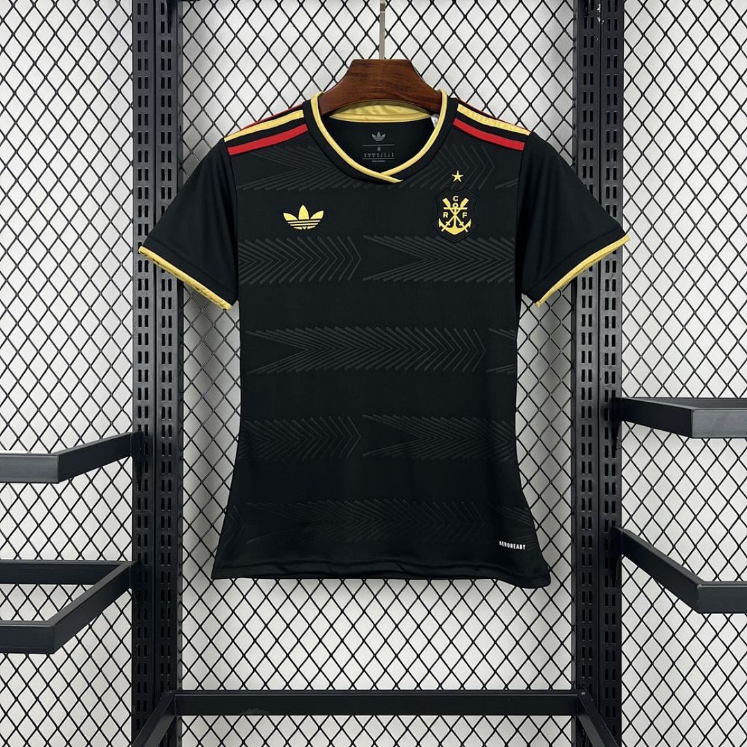 25-26 Flamengo Black Training Woman Jersey
