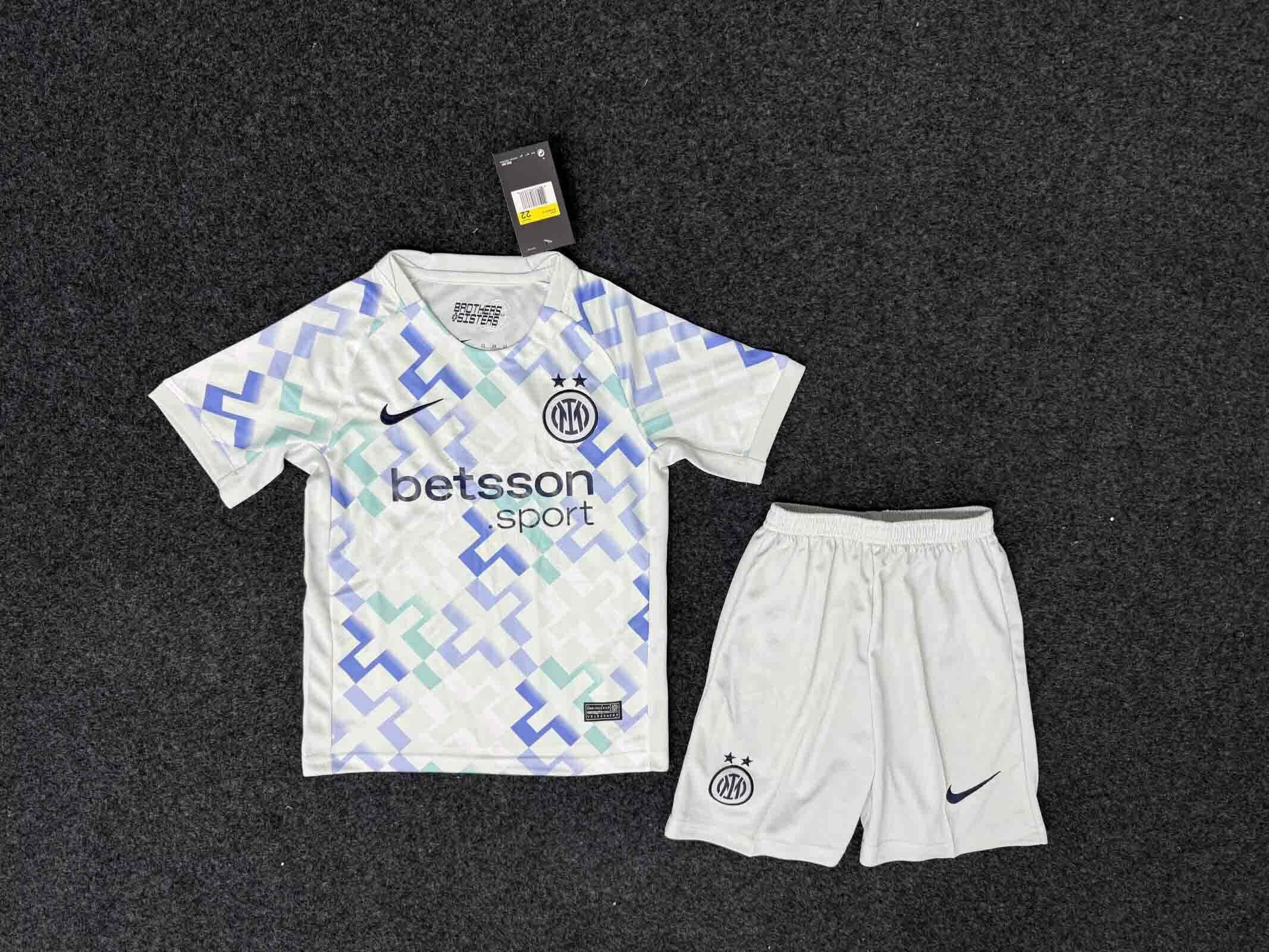 25-26 Inter milan Away Kids Kit
