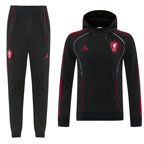 26-27 Liverpool Black hoodie Suit - Image 2