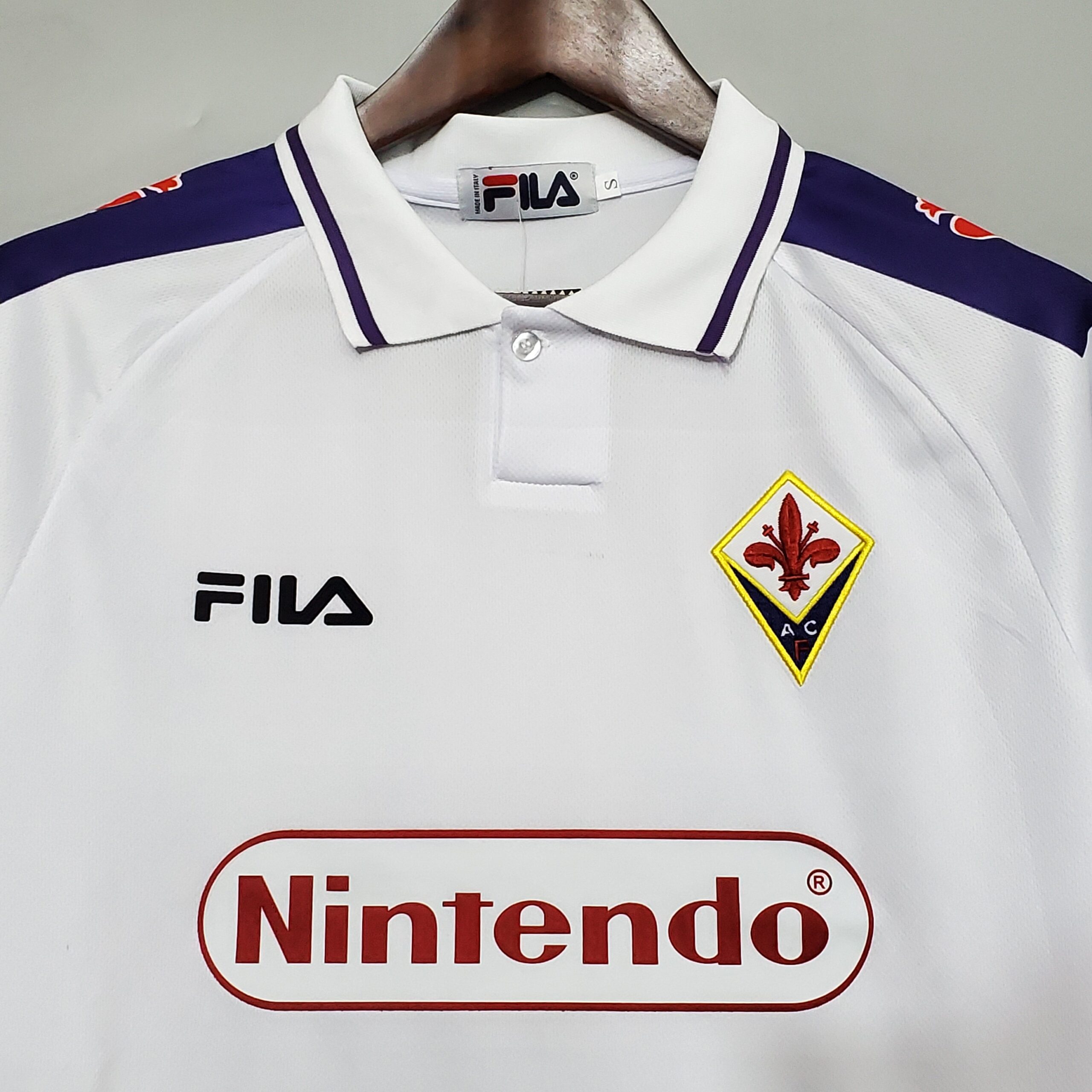 1998 Fiorentina Away Retro Jersey - Image 2