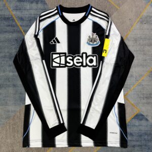 25-26 Newcastle United Home Long Sleeve Fans Jersey