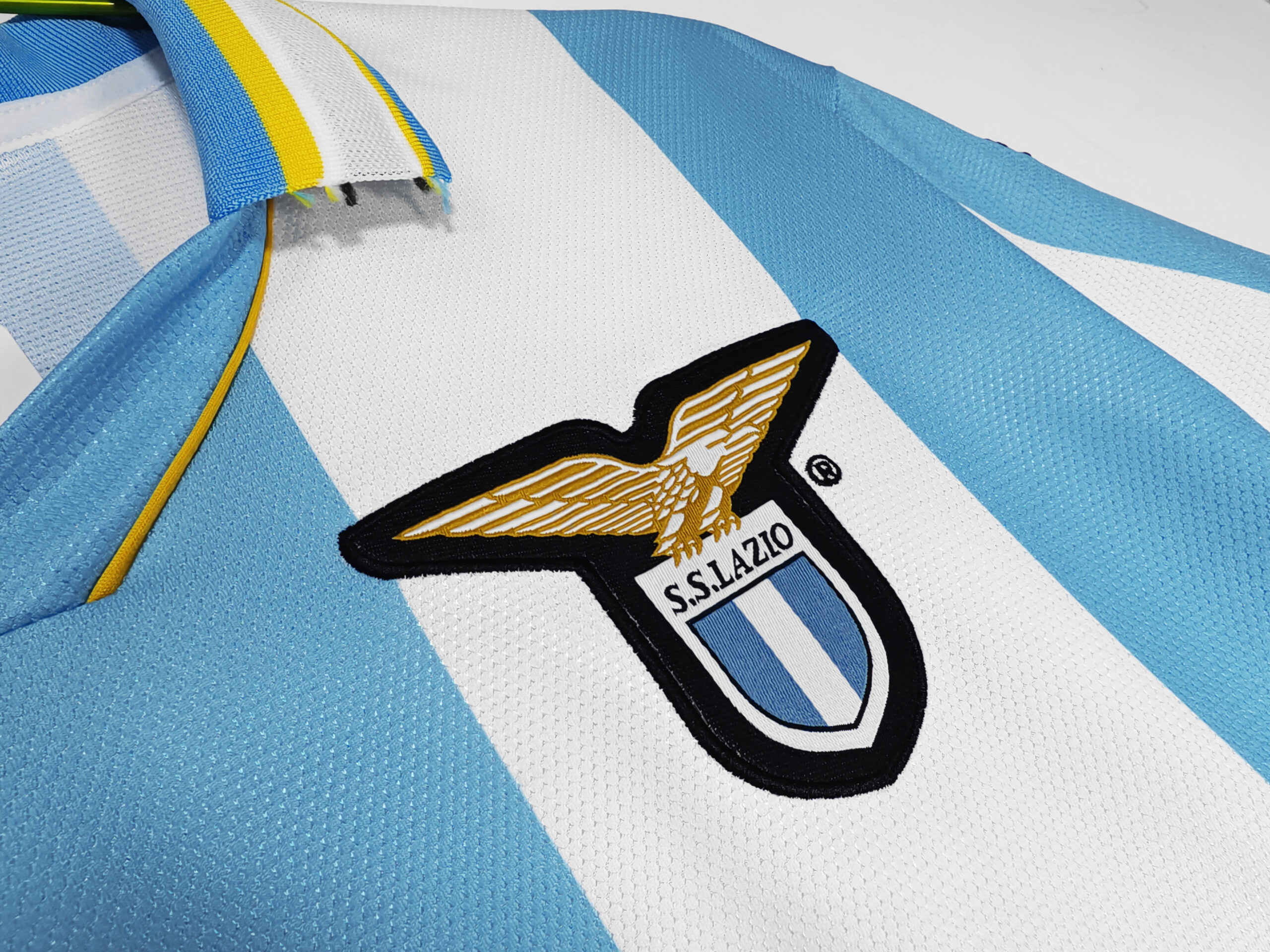 99-00 Lazio Champions League Retro Jersey - Image 6