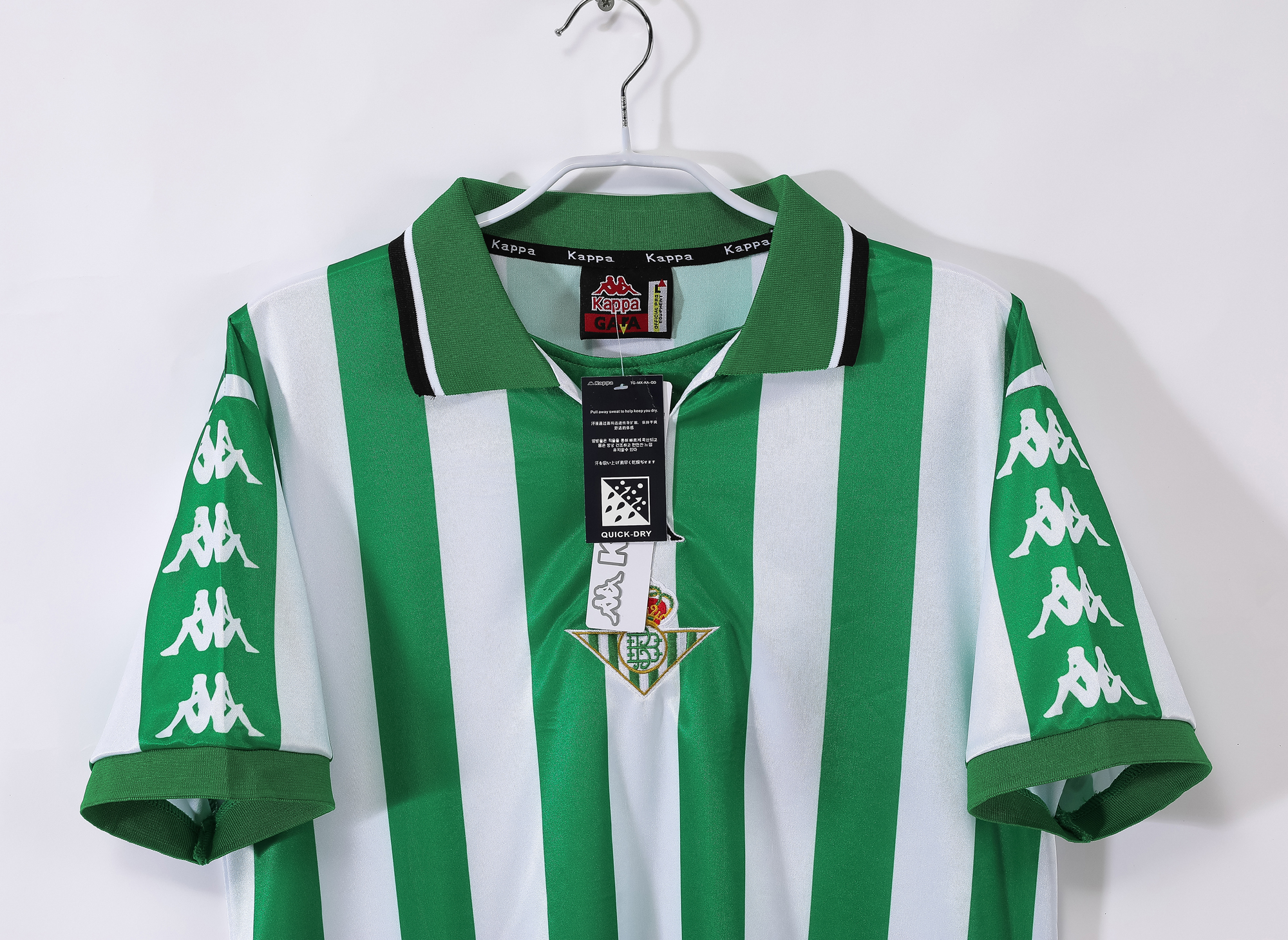 99-00 Real Betis Home Retro Jersey - Image 6