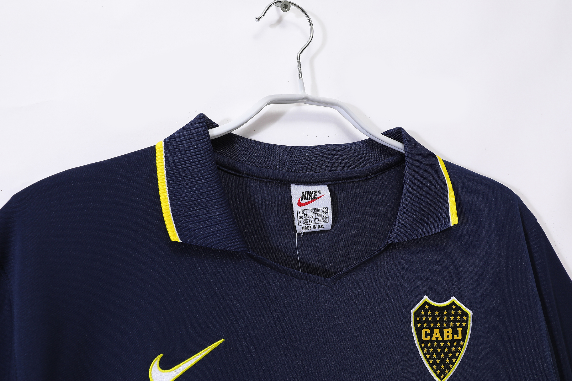 96-97 Boca Juniors Home Retro Jersey - Image 3