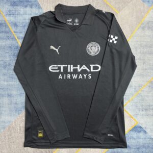 25-26 Manchester City Away Long Sleeve Jersey