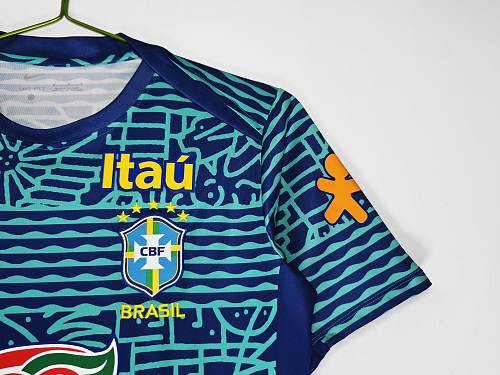 2024 Brazil Training Retro Jersey - Image 4