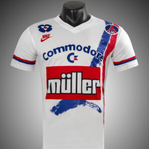 91-92 PSG White Retro Jersey