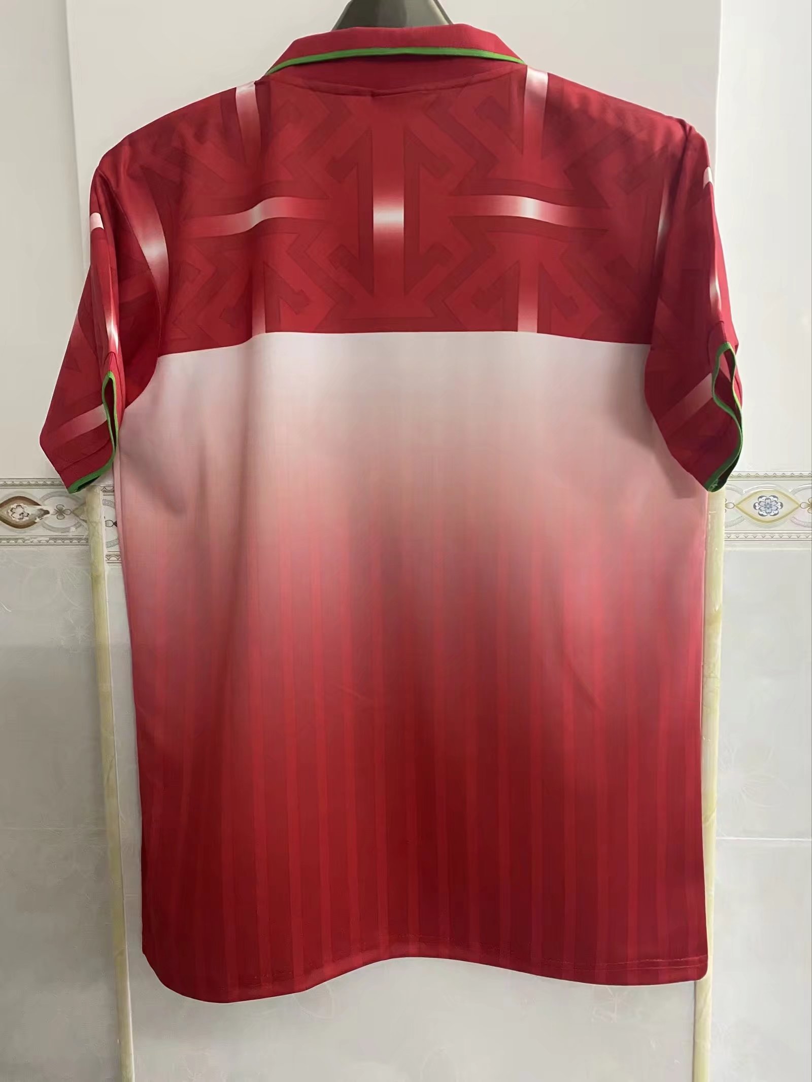 94-95 Morocco Home Red Retro Jersey - Image 4