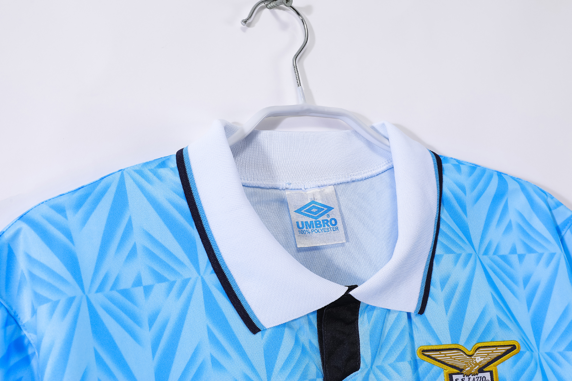 91-92 Lazio Home Retro Jersey - Image 4