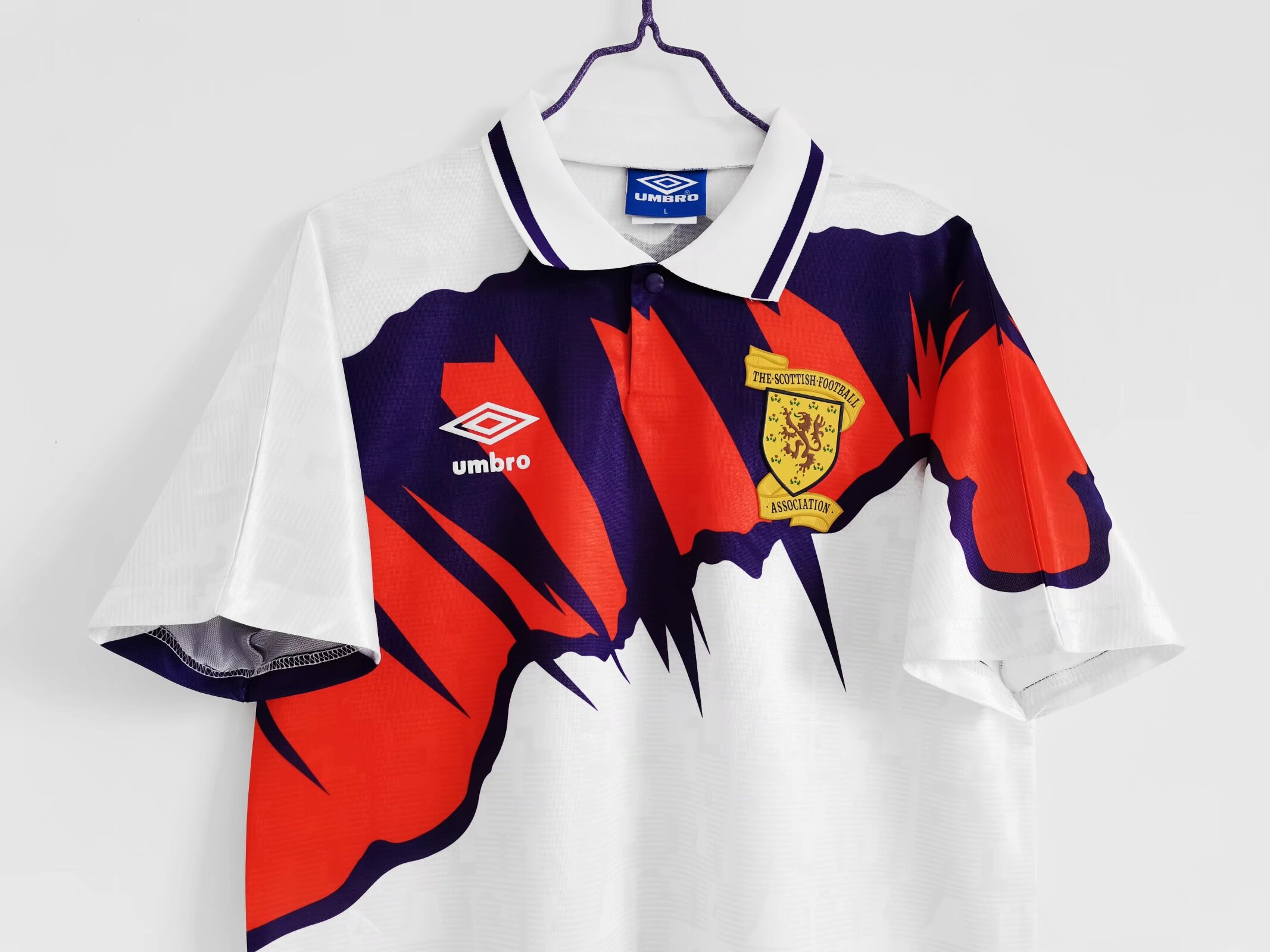 91-93 Scotland Away Retro Jersey - Image 2