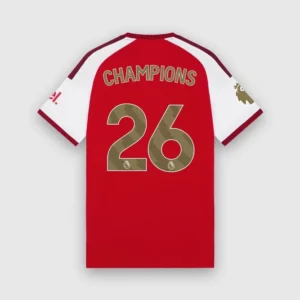 26-27  Arsenal Home Premier League Champions Fans Jersey