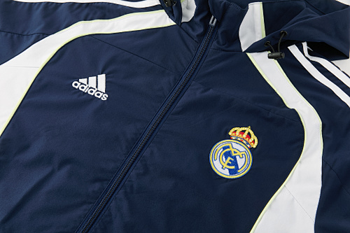 2026 Real Madrid Blue Windbreaker Suit - Image 5