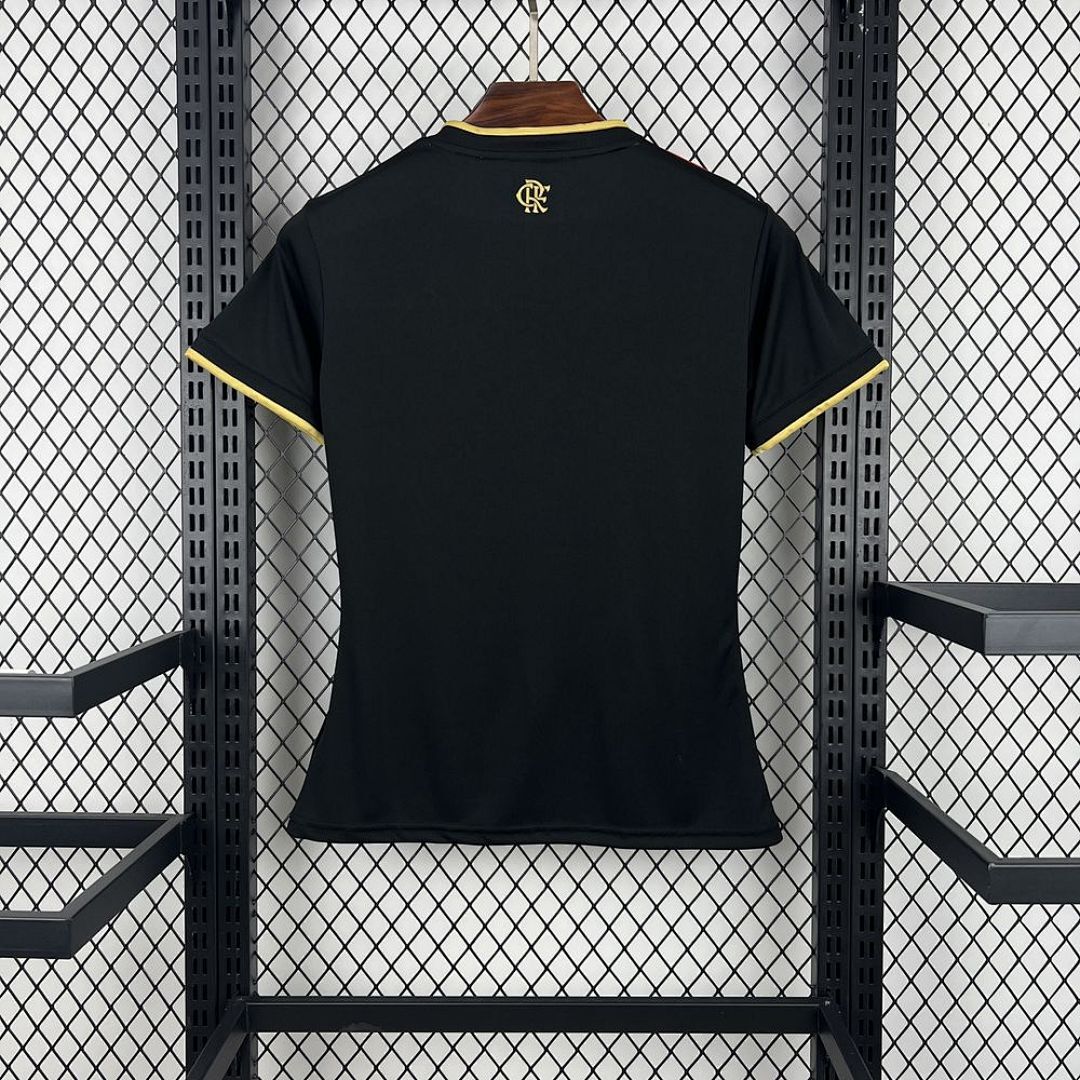 25-26 Flamengo Black Training Woman Jersey - Image 2