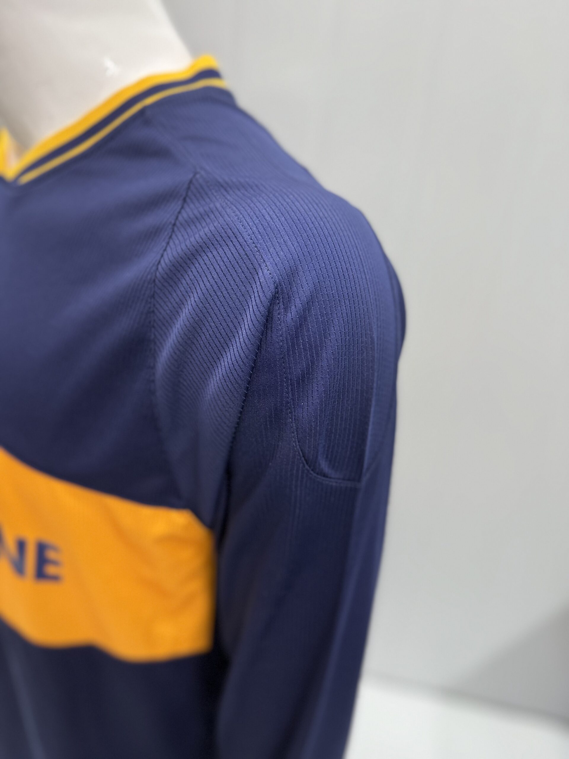 06-07 Boca Juniors Home Long Sleeve Retro Jersey - Image 4