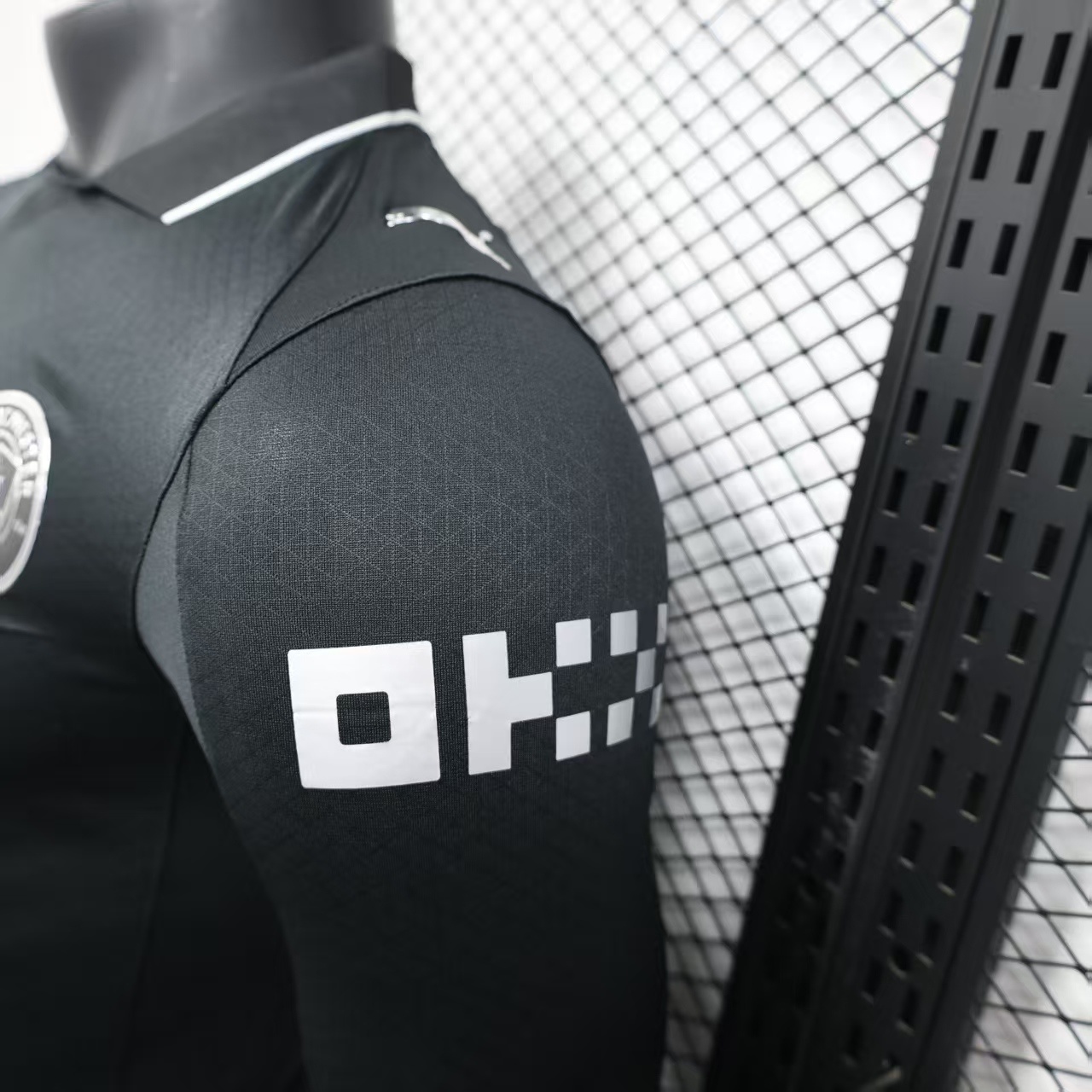25-26 Manchester City Away Player Long Sleeve Jersey - Image 6