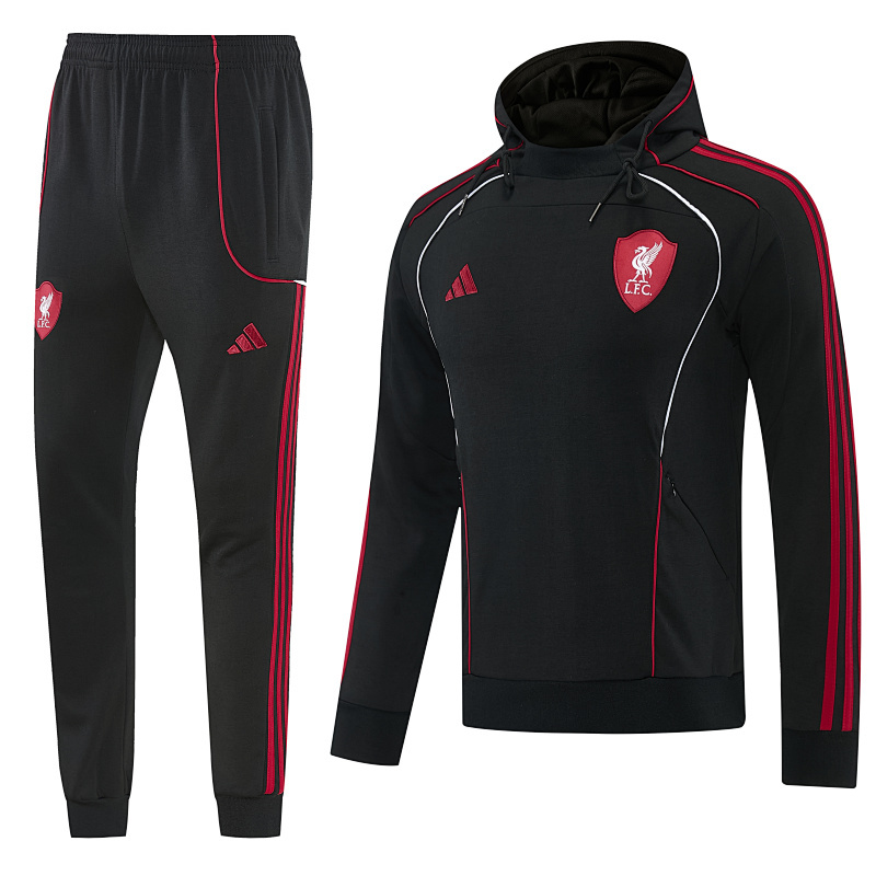 26-27 Liverpool Black hoodie Suit