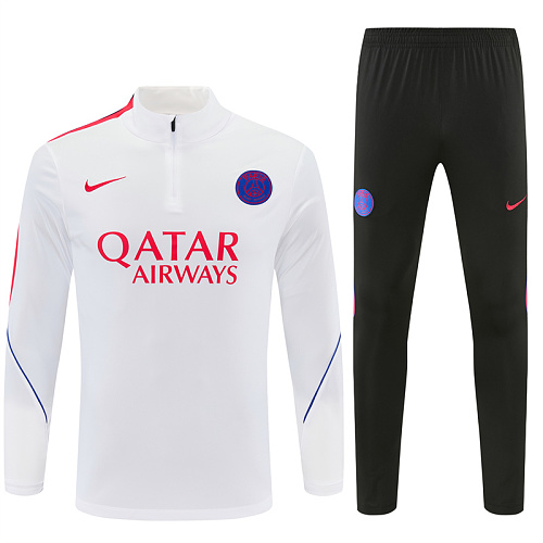 26-27 PSG White Training Suit - Image 2