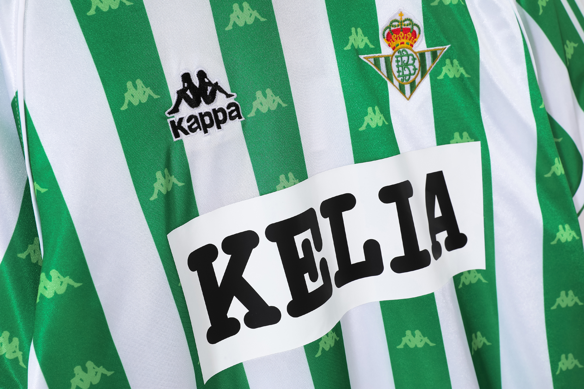 95-97 Real Betis Home Retro Jersey with Chest advertisement - Image 5