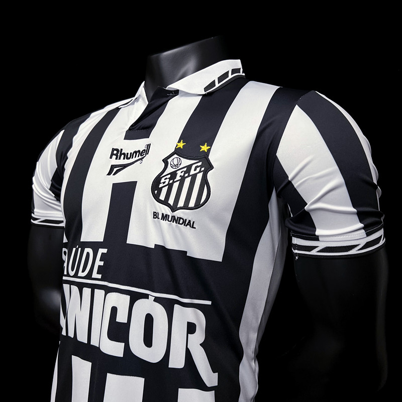 1996 Santos Away Retro Jersey - Image 4