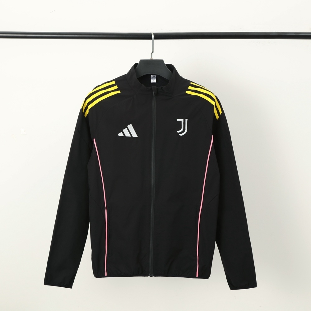 2025 Juventus Black Windbreaker - Image 3