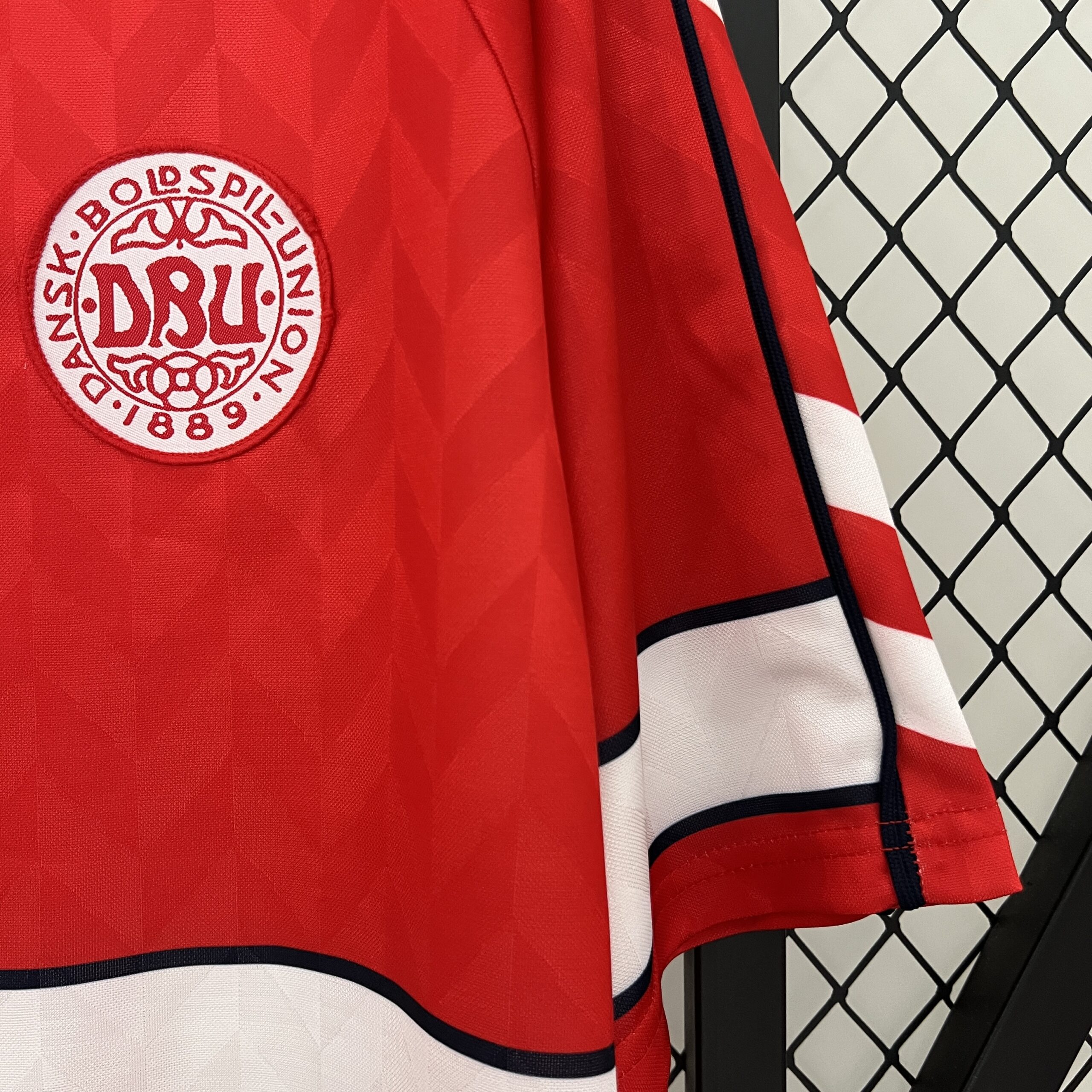 1988 Denmark Home Retro Jersey - Image 3