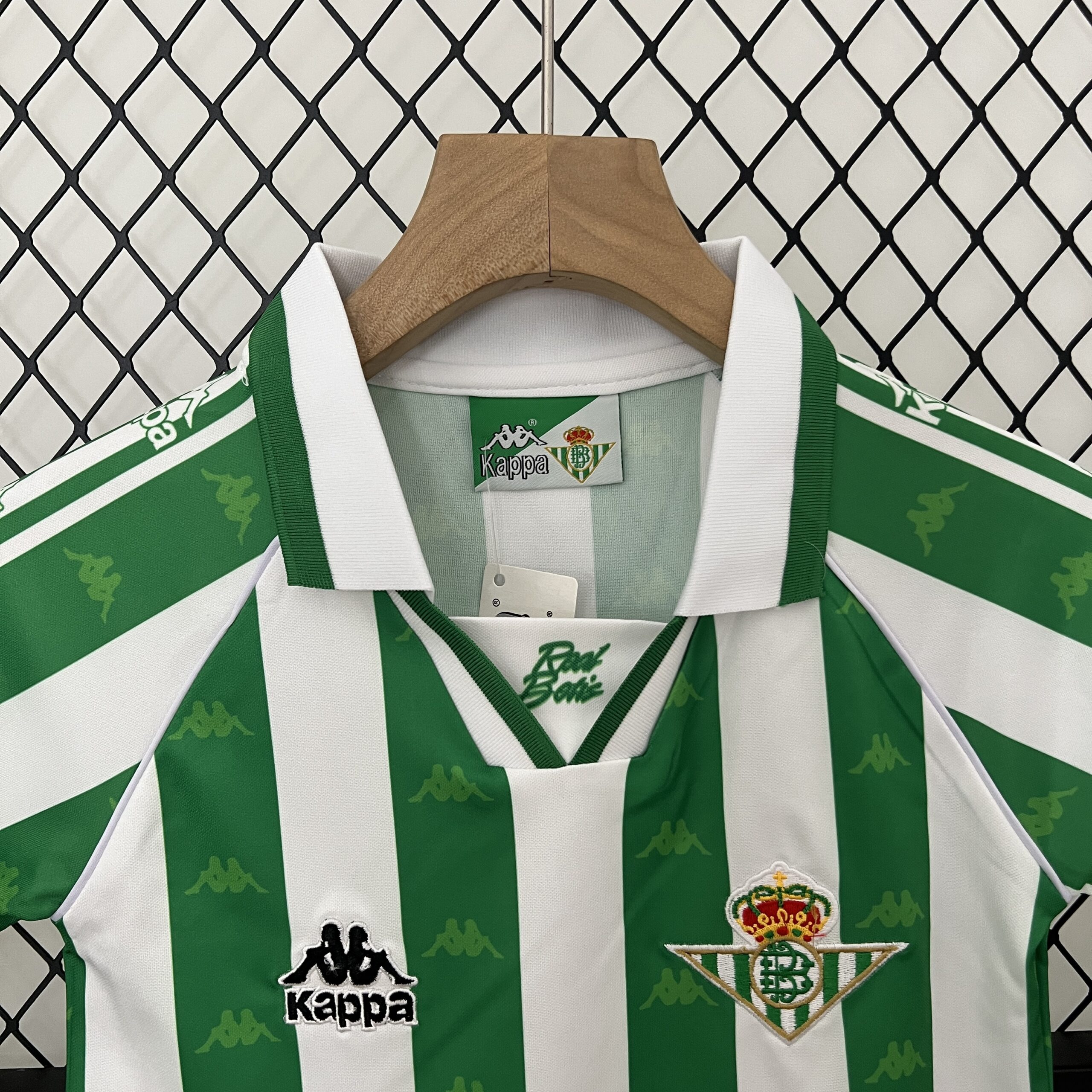 Retro 95-97 Real Betis Home Kids Kit - Image 2