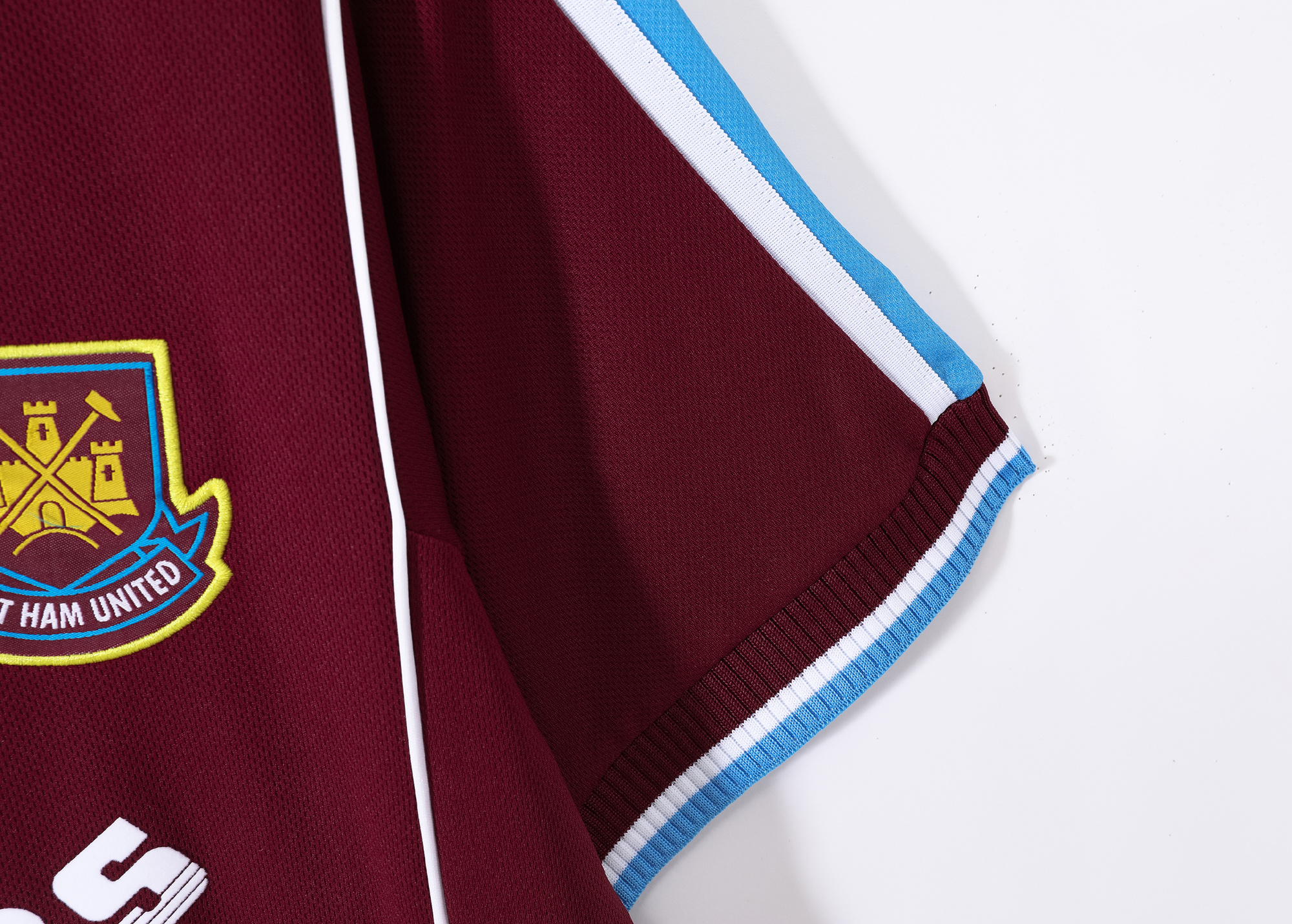 99-01 West Ham United Home Retro Jersey - Image 4