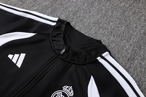 26-27 Real Madrid Black Jacket Suit - Image 4