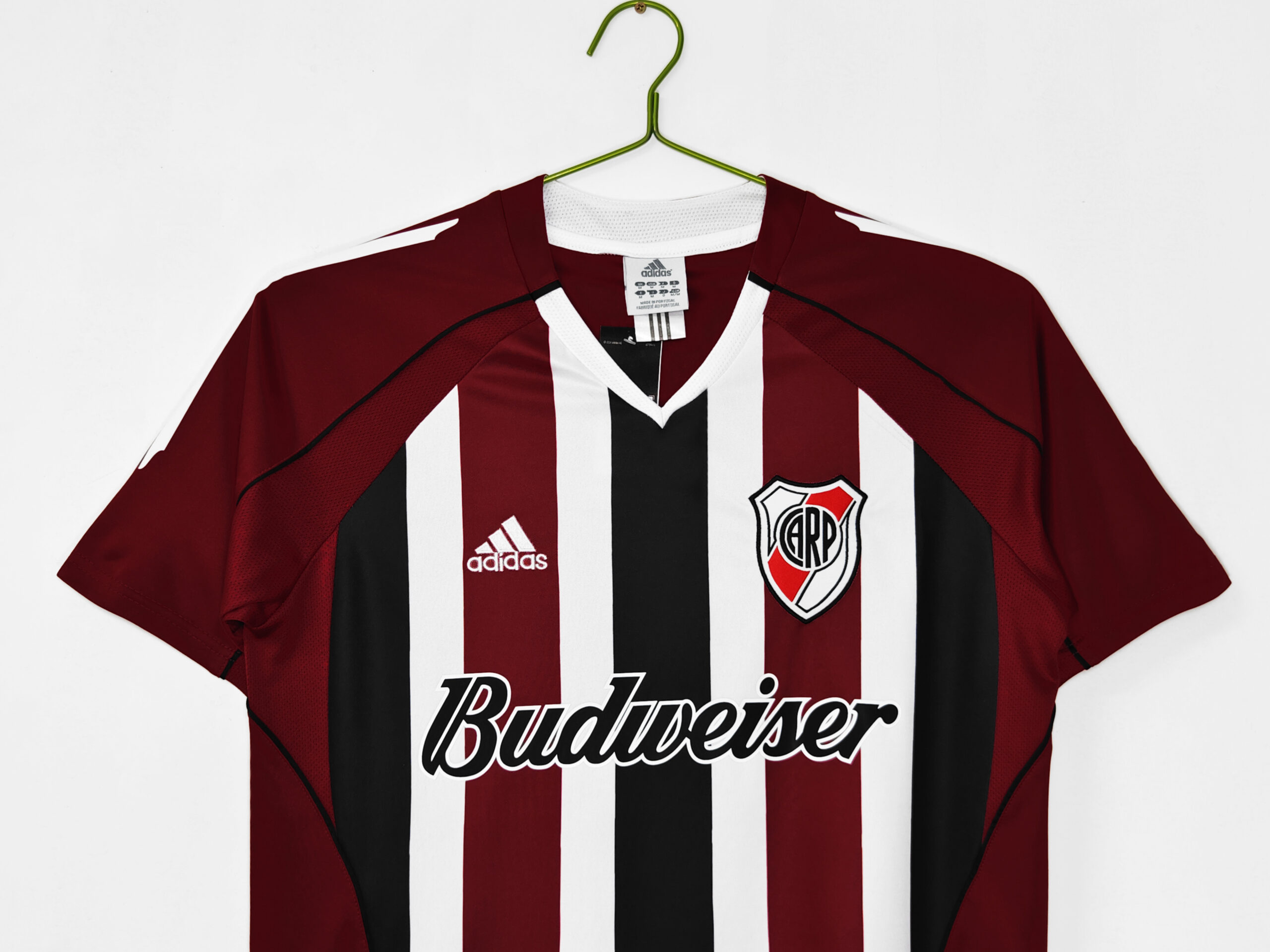 05-06 River Plate Away Retro Jersey - Image 2