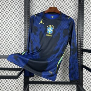 2026 Brazil Away Fans Long Sleeve Jersey/2026