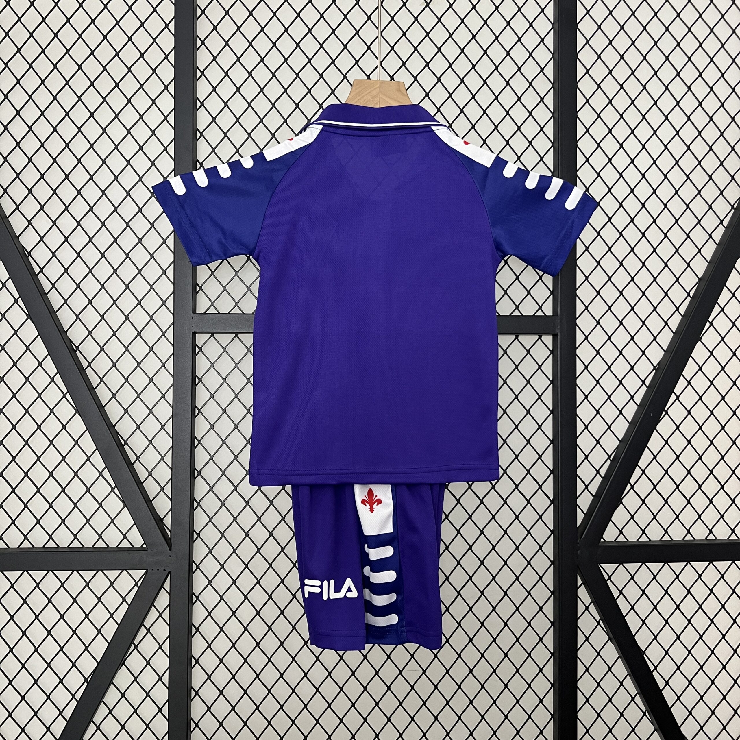 Retro1998 Fiorentina Home Kids Kit - Image 7