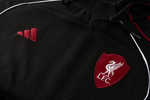 26-27 Liverpool Black hoodie Suit - Image 6