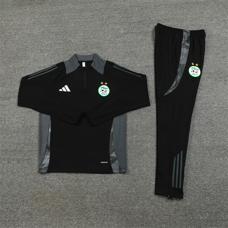 24-25 Algeria Black Training Suit - Image 3